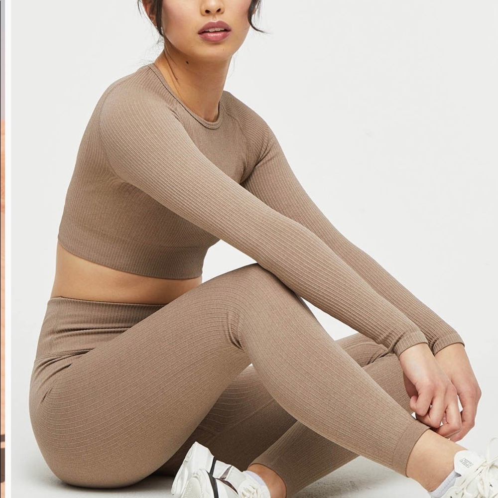 Lilia’s Active Ribbed Knit Set - Top and Pant - Size M & S - Picture 1 of 14